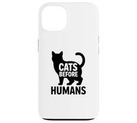Custodia per iPhone 13 Cats Before Humans