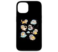 Custodia per iPhone 13 Cats In Space Funny Kitten Astronaut Space Men Women Kids