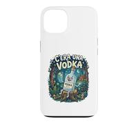 Custodia per iPhone 13 C'era una Vodka. Divertente Alcool serata pub discoteca