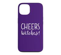 Custodia per iPhone 13 Cheers Witches Womens Funny Witch Halloween Drinking Witchy