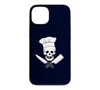 Custodia per iPhone 13 Chef Skull Funny Kitchen Pirate Cuoco culinario