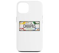 Custodia per iPhone 13 Chiapas, Mexico License Plates Chiapas México