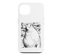 Custodia per iPhone 13 Chonkers The Massive 2000-Pound Sea Lion Ink Sketch