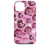 Custodia per iPhone 13 Chucky And Tiffany Hearts All-Over Print