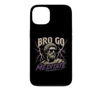 Custodia per iPhone 13 Citazioni sullo stoicismo di Bro Go Meditate Marcus Aurelio