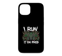 Custodia per iPhone 13 Coder DevOps I Run It On Prod Hacker Skull
