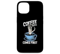 Custodia per iPhone 13 Coffee Always Come First Funny Cafeine Baristas Coffee Lover