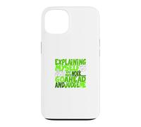Custodia per iPhone 13 Colore verde Go Ahead, Judge Me Green Graphic