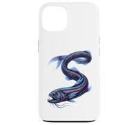 Custodia per iPhone 13 Colorful Dragonfish Abstract Ocean Artwork Deep Sea Creature