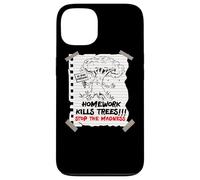 Custodia per iPhone 13 Compiti a casa uccide alberi primo ultimo giorno di scuola studenti scherzo