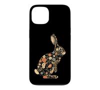 Custodia per iPhone 13 Coniglio Floreale Botanico Bunny Amante Animali