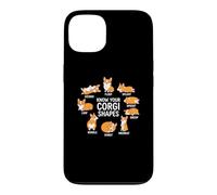 Custodia per iPhone 13 Conosci le tue forme Corgi - Divertente Corgi Papà Corgi Mamma Carino Corgi