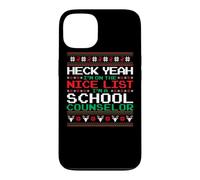 Custodia per iPhone 13 Consigliere scolastico Ugly Christmas Design - Funny Counselors