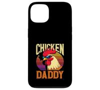 Custodia per iPhone 13 Cool Chicken Daddy Rooster Retro Occhiali da sole Farming Dad