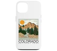 Custodia per iPhone 13 Cool Colorado the Rocky Mountains Illustration Graphic