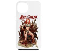 Custodia per iPhone 13 Copertina fumetto Red Sonja Frank Cho Guerriero Regina Hyrkania