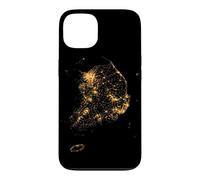 Custodia per iPhone 13 Corea del Sud Asia - Vista satellitare notturna della Terra dallo spazio