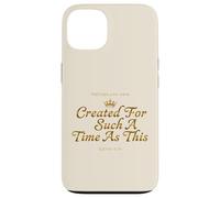 Custodia per iPhone 13 Corona Esther 4:14 Creato Tale Tempo Fede