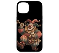 Custodia per iPhone 13 Costume da Joker medievale per clown che canta e balla