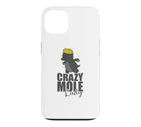 Custodia per iPhone 13 Crazy Mole Lady Animal Tumulo