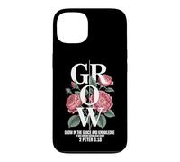 Custodia per iPhone 13 Crescere in grazia Conoscenza Gesù Cristo 2 Pietro 3:18