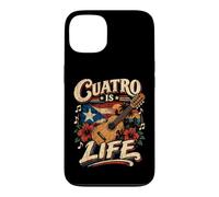 Custodia per iPhone 13 Cuatro Is Life Puerto Rico Strumento Citazione