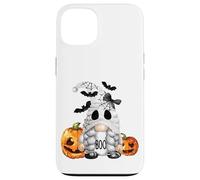 Custodia per iPhone 13 Cute Boo Ghost Gnome For Girls Halloween Bats And Pumpkin