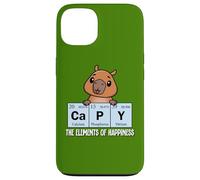 Custodia per iPhone 13 Cute Kids Science Kawaii Elements of Happiness Capybara