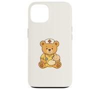 Custodia per iPhone 13 Cute NICU Nurse Teddy Bear Students Neonatal Care Unit Staff