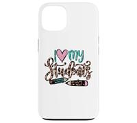 Custodia per iPhone 13 Cute Teacher Leopard Decor For Women I Love My Students