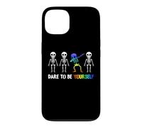 Custodia per iPhone 13 Dare to Be Yourself Shirt | Cute LGBT Pride T-Shirt