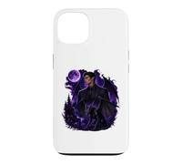 Custodia per iPhone 13 Dark Fantasy Male Fae, pipistrello, ali, corte, stelle, luna