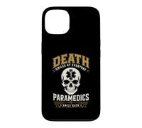 Custodia per iPhone 13 Death Smiles Paramedic EMS Dark Humor Primo soccorritore