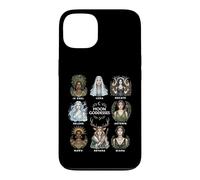 Custodia per iPhone 13 Dee della Luna Strega Pagana Divina Femminile Arte
