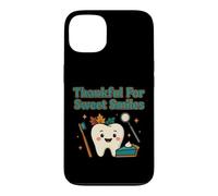 Custodia per iPhone 13 Dentista del Ringraziamento - Grato per dolci sorrisi