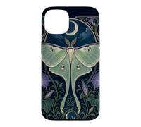 Custodia per iPhone 13 Design Art Nouveau Luna Moth Moon Morning Glory