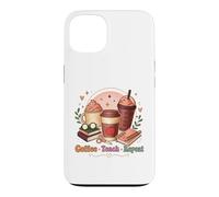 Custodia per iPhone 13 Design della routine quotidiana di Coffee Teach Repeat Teach