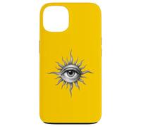 Custodia per iPhone 13 Design stravagante mistico con occhio di sole