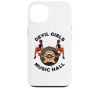 Custodia per iPhone 13 Devil PinUp Girl 1950's Rock Roll Rockabilly Uomo Donna