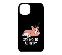 Custodia per iPhone 13 Dì no all'attività Carino che dorme pigro Corgi EduEly