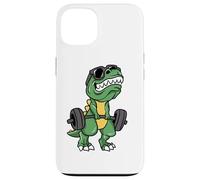 Custodia per iPhone 13 Dinosauro T-Rex Short Arms Funny Weightlifting Dino T Rex