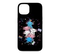 Custodia per iPhone 13 Diritti Delle Persone Transgender Axolotl Queer Kawaii Lgbtq