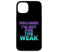 Custodia per iPhone 13 Disclaimer I'm Not For The Deak Retro Synthwave Design