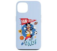 Custodia per iPhone 13 Disney FAN-tastic Dad Mickey Mouse Goofy Sports Father's Day