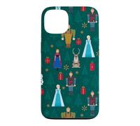 Custodia per iPhone 13 Disney Frozen Holiday Nutcrackers Scandinavian Christmas