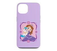 Custodia per iPhone 13 Disney Jr. Sofia the First Princess Sofia & Pepper Puppycorn