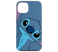 Custodia per iPhone 13 Disney Lilo and Stitch Cute Stitch Face Slate Gray
