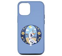 Custodia per iPhone 13 Disney - Monogramma dell'alfabeto Frozen, lettera O per Olaf