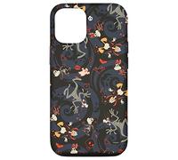 Custodia per iPhone 13 Disney Topolino Minnie Paperino e Pippo Spooky Halloween
