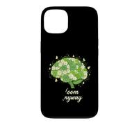 Custodia per iPhone 13 Divertente Bloom Comunque Cervello Floreale Detto Sarcastico
